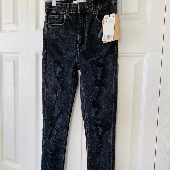 Mango Denim - NWT Mango High Rise Soho Distressed Skinny Jeans